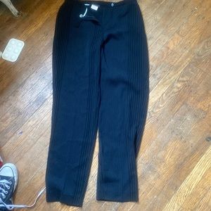 they are like suit pants.harvé benard by benard holtzman